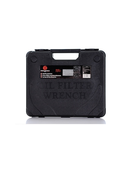 Worldforce 15 Parça Tas Tipi Yağ Filtre Anahtar Seti Profesyonel N11.9106