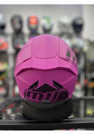 Mts 910 Fushia Lady Kask Pembe