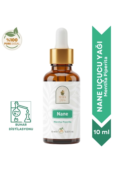 Nane Uçucu Yağı 10 Ml - %100 Saf Doğal Mentollü Tazeleyici Ve Ferahlatıcı Etki 10 ML