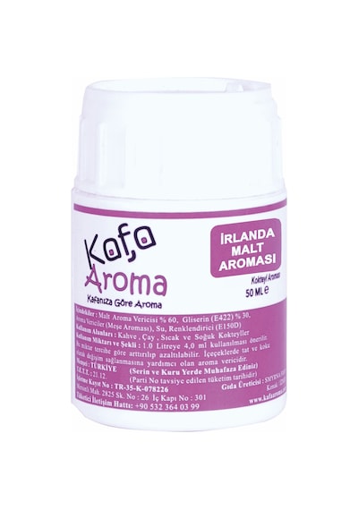 Kafa Aroma İrlanda Malt Aroması Malt Kiti 50 ML