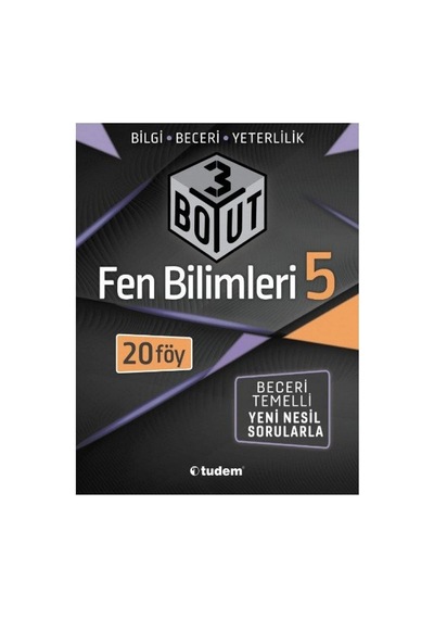 5 Sınıf Fen Bilimleri 3 Boyut Föy Tudem Yayınları Sku: Smgstkd4fd4cf9f4