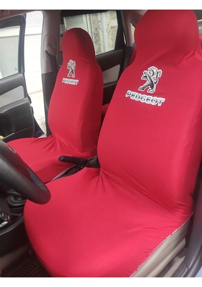 Peugeot Kırmızı Oto Atlet Servis Kılıfı 4 Parça Ser-0001