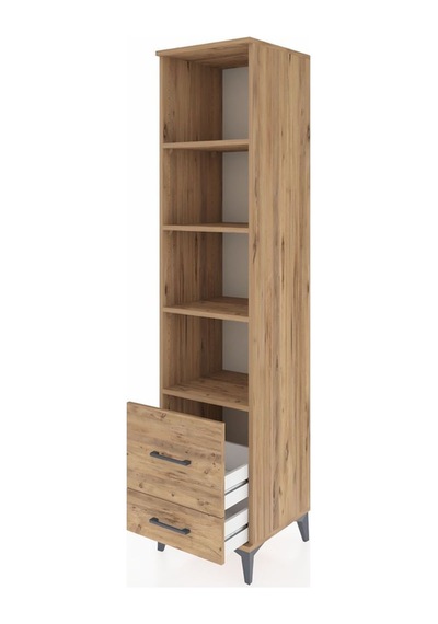 Hyperion Dolap 4 Raflı 2 Çekmeceli 44x44x195 Çam-çam Atlas Çam