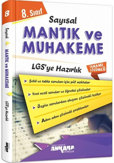 Ankara Yayınları 8. Sınıf Lgs Sayısal Mantık ve Muhakeme Çözümlü