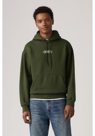 Levi's Relaxed Graphic Erkek Yeşil Sweatshirt-11385 Yeşil