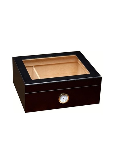Ltng Humidor, Siyah Çakmak, Siyah Kesici Puro Başlangıç Seti - Pkt-bsetı