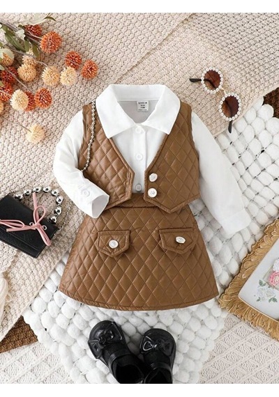 Stella Butik Kız Çocuk Takım Taba