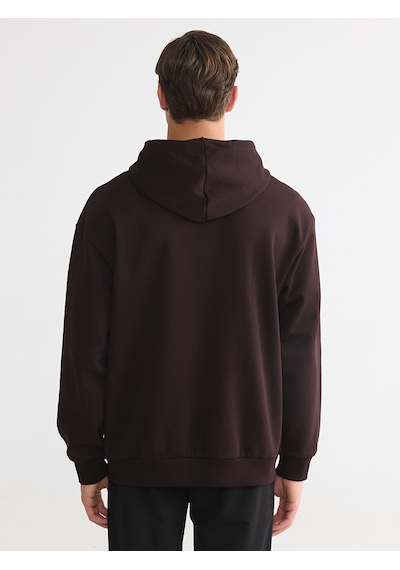 LC Waikiki Lc Waıkıkı Kahverengi Kanguru Cepli Erkek Hoodie