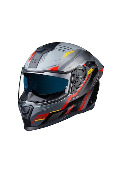 Nexx Sx.100R Grıdlıne Mat Kask Gri-Kırmızı