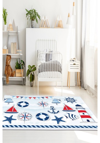 Dekoreko Kids Halı 506 Mavi