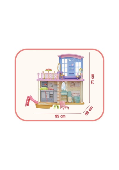 04156 Lindanın Doğa Evi Havuzlu Çok Renkli