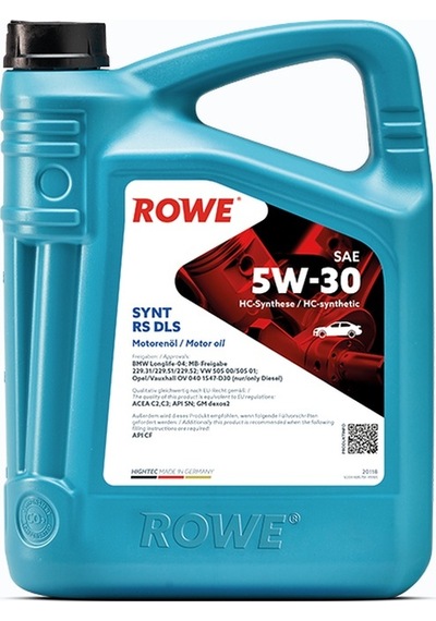 Rowe Hightec Synt RS DLS Sae 5W-30 Motor Yağı 4 L