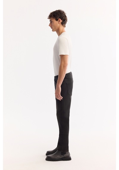 Avva Erkek Kahverengi Klasik Bel Pamuklu Eskitme Yıkamalı Berlin Slim Fit Jean Pantolon A52y3501 Kahve