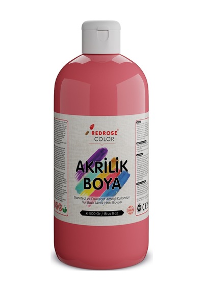 Red Rose Pembe Akrilik Boya 500  G