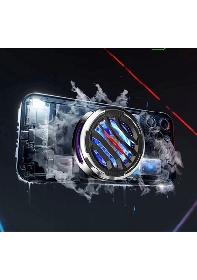 Maf Mıknatıslı Cep Telefon Sessiz Soğutma Fanı Radyatör Soğutucu iOs Uyumlu  Android Pubg Gaming Soğutucu