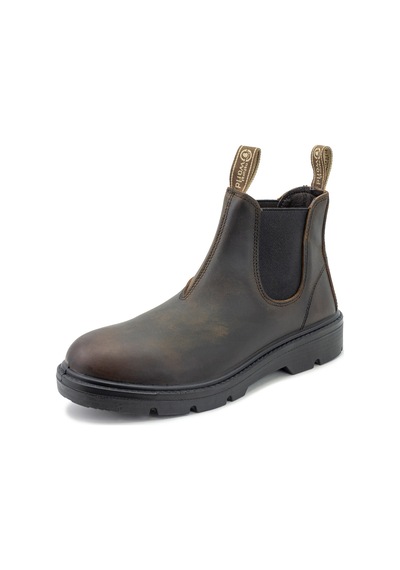 743 Marron Osc Erkek 9080 Natural World Bota Chelsea Nobuck Elastıcos 743 Marron Osc