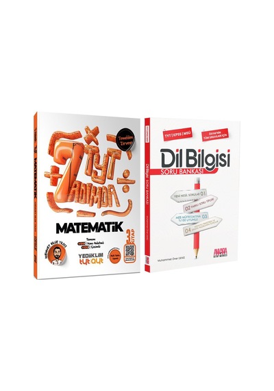 Yediiklim Yedi Adımda Temelden Zirveye Matematik Konu Anlatımlı Soru 3.kitap Ve Akm Dil Bilgisi Soru Bankası Seti 2 Kitap