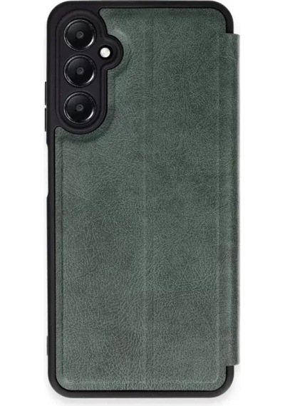 Newface Samsung Galaxy S24 Fe Kılıf Flip Cover - Koyu Yeşil