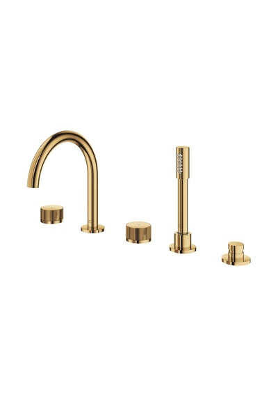 Grohe Atrio Private Collection 25226GL0 5 Delikli Küvet Bataryası Altın