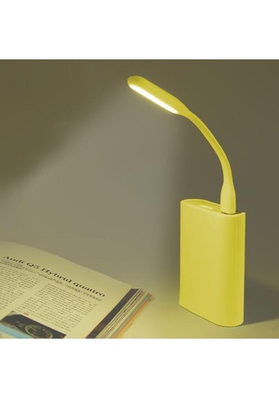 Beyaz Katlanabilir Usb Led Taşınabilir Okuma Işık Masa Lambası Bilgisayar Dizüstü Gece Aydınlatma
