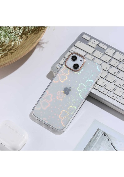 Apple Uyumlu  iPhone 13 Kılıf Zore Sidney Desenli Sert Kapak (541619368)