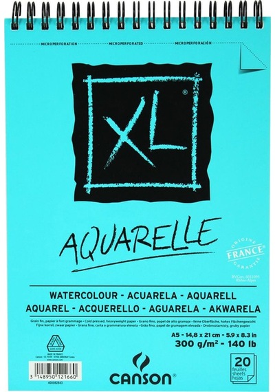 Canson Xl Aquarelle Sulu Boya Blok 300G A5 20 Sayfa