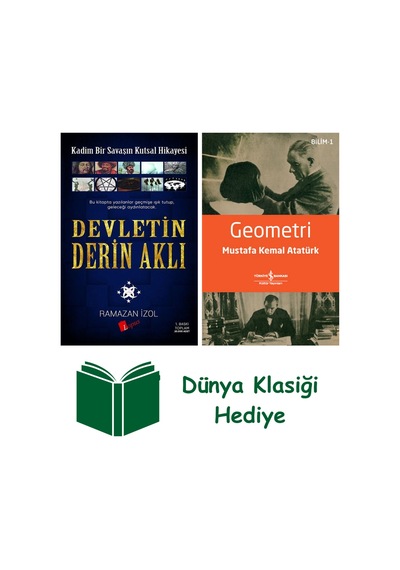 Devletin Derin Aklı + Geometri + Dünya Klasiği Hediye