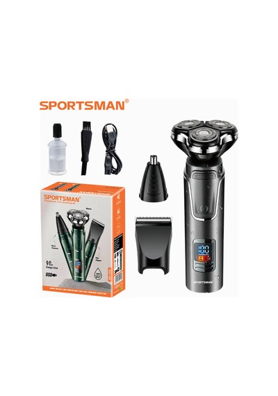 Sportsman Sm-555 Professional 3 Ü 1 Arada Islak/kuru Şarjlı Erkek Bakım Seti