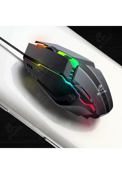 Kablolu Mouse, Rgb Led Işıklı, Gaming Oyun Uyumlu Mouse, 1600 Dpı, 4d Optik Sensör, Ergonomik Tasarım, Siyah Tak Kullan Dpı