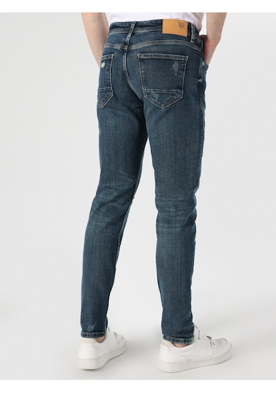 Colin's 041 Danny Slim Fit Düşük Bel Düz Paça Mavi Erkek Jean Pantolon CL1063484_Q1.V1_DN42560
