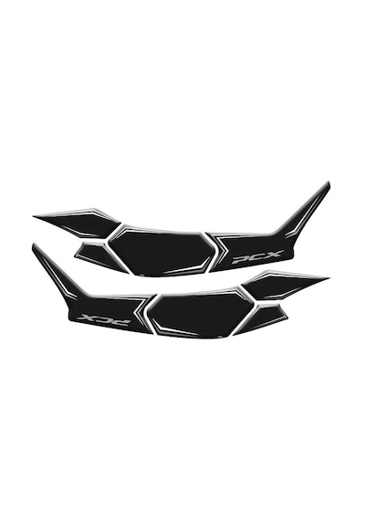 Honda Pcx 2025 Uyumlu Yan Ayak Pad Siyah Beyaz