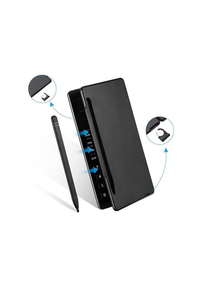 Valkyrie S9 Dijital Not Defterli Bilimsel Fonksiyonlu Hesap Makinesi E-writer - Katlanabilir Siyah