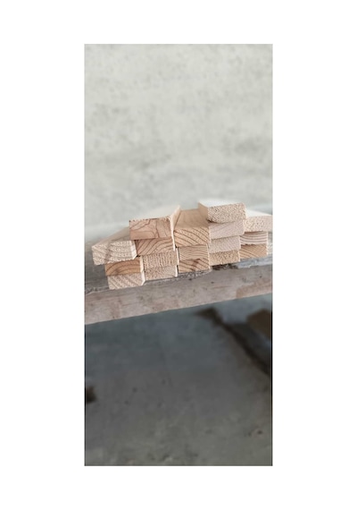 Silinmiş Çam Çıta 5 Adet 2 Cm X 4 Cm X 25 Cm - 262969955 400 x 2500