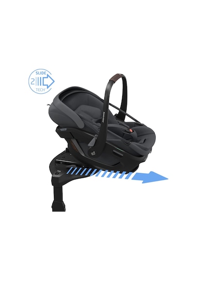 Maxi-cosi Coral Slidepro Isofix Bazalı 360 Dönebilen Tam Yatabilen Modüler 0-13 Kg Ana Kucağı Graph