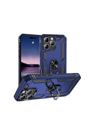 Zore Apple Uyumlu iPhone 16 Pro Max Kılıf Vega Kapak-mavi Mavi