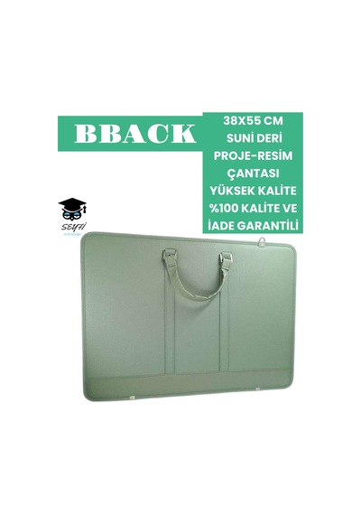38x55 Cm Suni Deri Proje-resim Çantası Yüksek Kalite %100 Kalite Ve İade Garantili