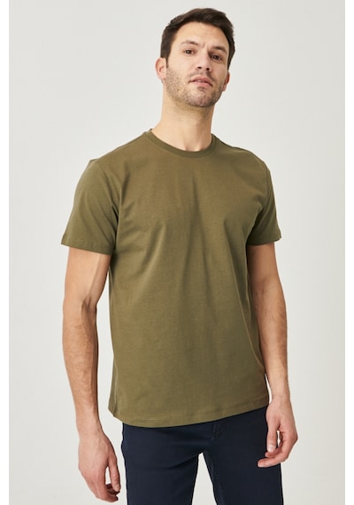 AC&Co / Altınyıldız Classics Erkek Hakı-grı Melanj Slim Fit Bisiklet Yaka 2'li Düz Tişört Paketi Hakı-grı Melanj Haki - Gri Melanj AC&Co / Altınyıldız Classics Erkek Hakı-grı Melanj Slim Fit Bisiklet Yaka 2'li Düz Tişört Paketi Hakı-grı Melanj Haki - Gri Melanj