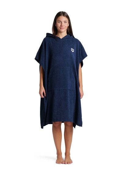 Cotton Poncho Unisex Lacivert Yüzücü Bornoz 009651700 Mavi