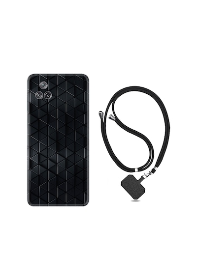 Xiaomi Poco F4 Kılıf İpli Boyun Askılı Desenli Silikon Şekiller 1876