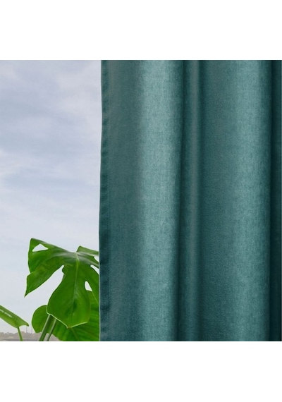 Ikea Sanela Fon Perde 140x300 Cm Turkuaz