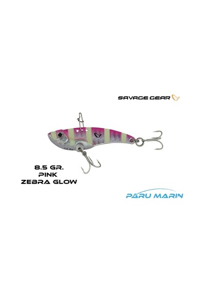 Savage Gear 3D Vıb Blade 4.5Cm 8.5Gr. Pink Zebra Glow
