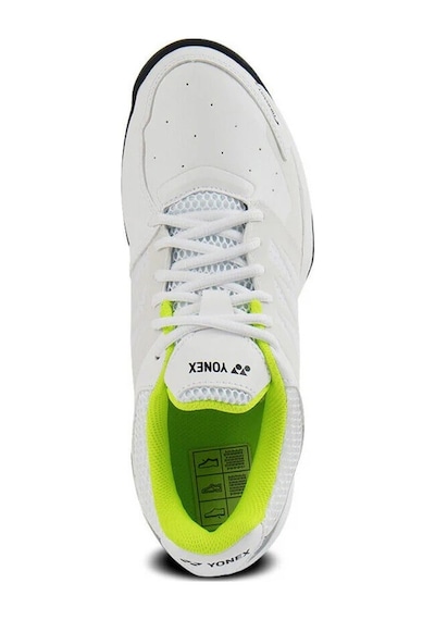 Yonex Lumio 3 Erkek Tenis Beyaz Lime Ayakkabı Beyaz