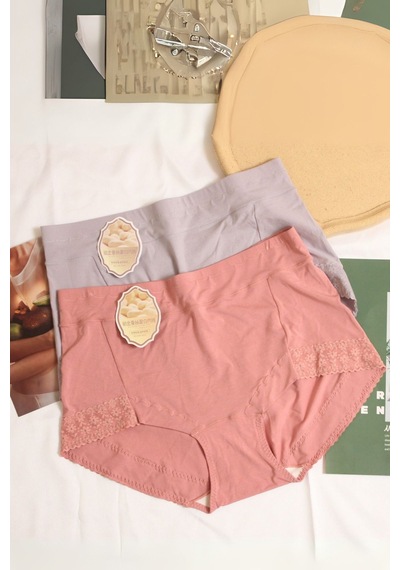 Unreal Underwear 5li İpek Karışımlı Bambu Kumaş İthal Çamaşır Yüksek Bel Külot, İz Yapmayan, Terletmeyen Çok Renkli