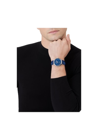 Montblanc Tradition Automatic Date 40 Mm 131274 Altın - Mavi