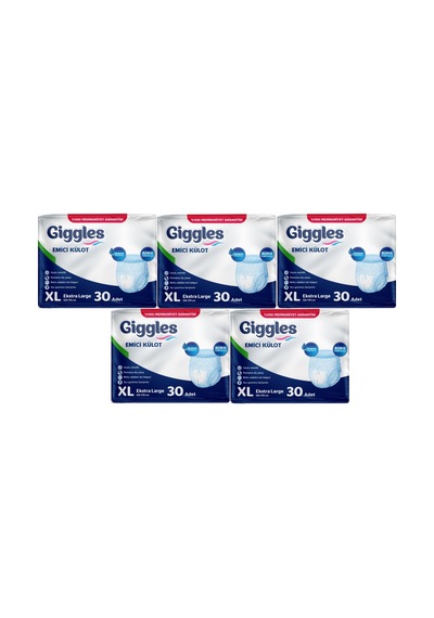 Giggles Hasta Bezi Yetişkin Emici Külot Ekstra Büyük Xl 150adet XL