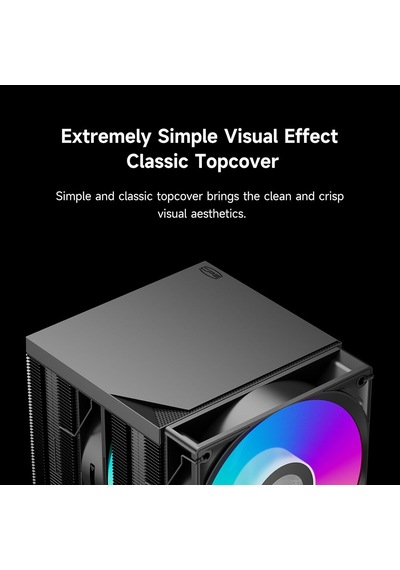 Lexroo Rt720 Tc Argb Bk Cpu Hava Soğutucu, 7 Isı Borusu, Çift 120mm Pwm Fan Standart
