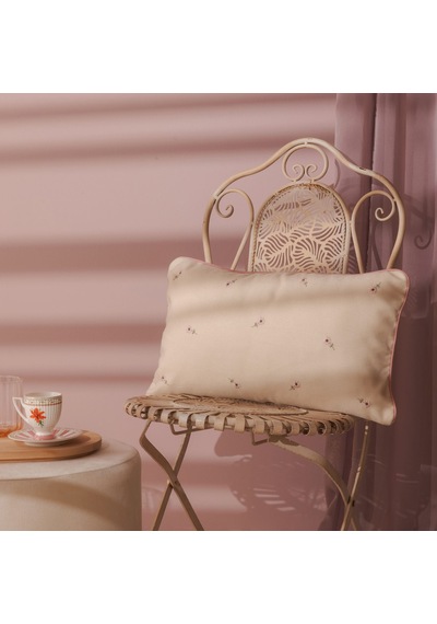 Soft Flor Kırlent Kılıfı - Ekru - 30x50 Cm Renkli