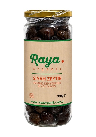3 Adet Raya Organik Siyah Zeytin 310 G