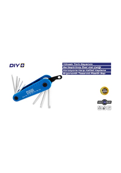 Fixio Fc9040 Çakı Tip Torx Anahtar