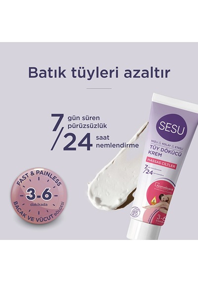 Tüy Dökücü Krem & Hassas Ciltler İçin 100ml,,